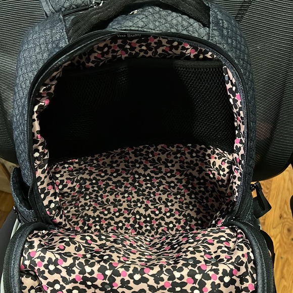 Vera Bradley Iconic Backpack in Denim Navy - Picture 3 of 4